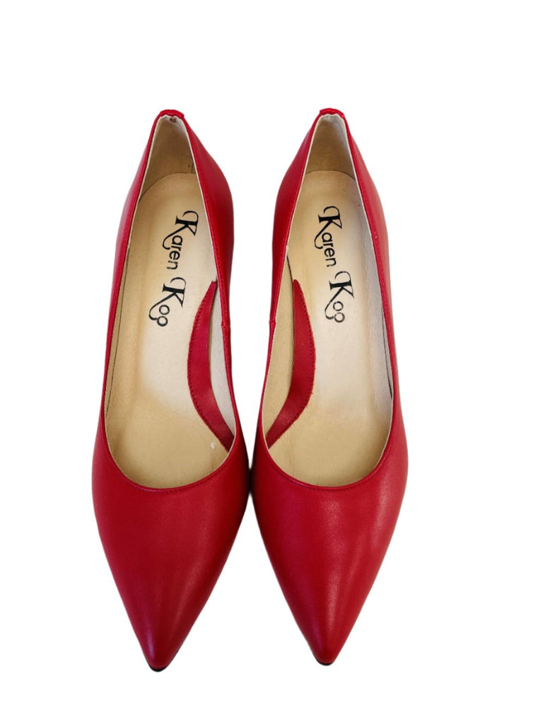 Karen Koo 72791RD- Red Court Shoe