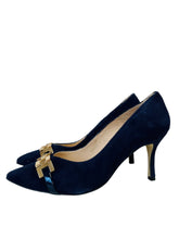 Load image into Gallery viewer, Karen Koo 8203023- Navy Court Shoe
