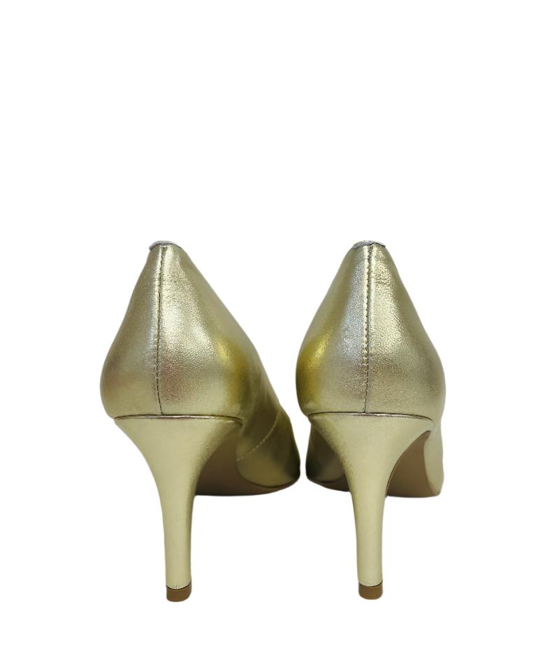 Karen Koo Gold Court Shoe - 6047GLD