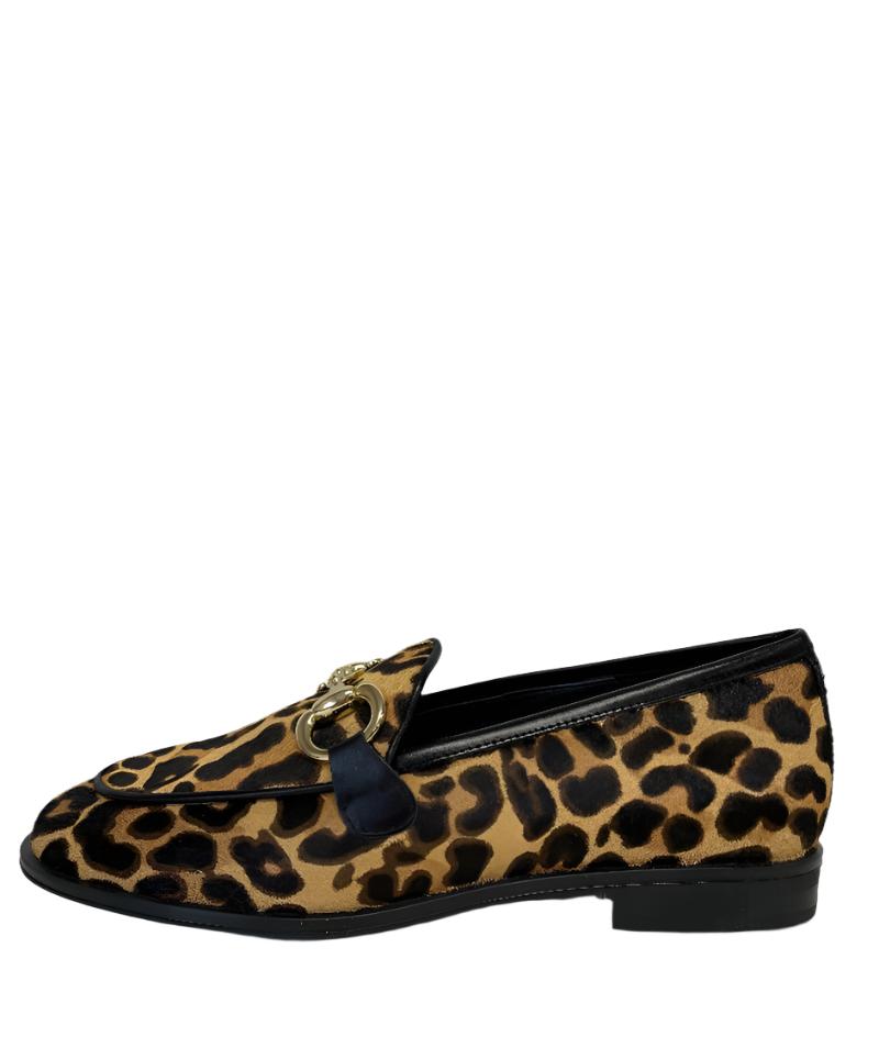 Leopard gucci loafers deals