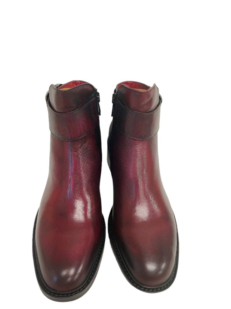 Anna Donna Burgundy Ankle Boot - L41202