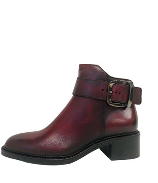 Anna Donna Burgundy Ankle Boot - L41202