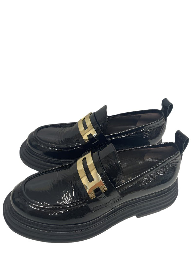 Faire Chunky Black Loafer - PFL321