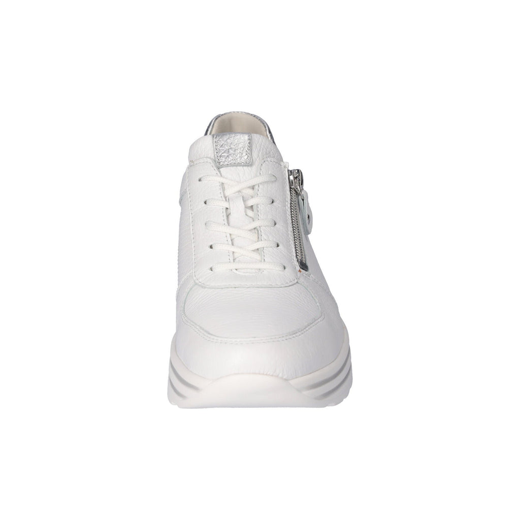 Waldlaufer Wide Fit Mini Wedge Trainer|758009WHT