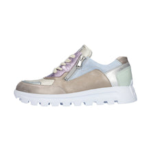 Load image into Gallery viewer, Waldlaufer Metallic Wide Fit Mini Wedge Trainer|993004349
