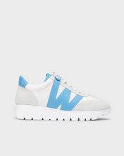 Load image into Gallery viewer, Wonders Blue Lagoon Wedge Trainer|A2476BLU
