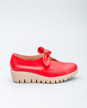 Load image into Gallery viewer, Wonders Red Wedge Shoe|C33159RED- Slip On
