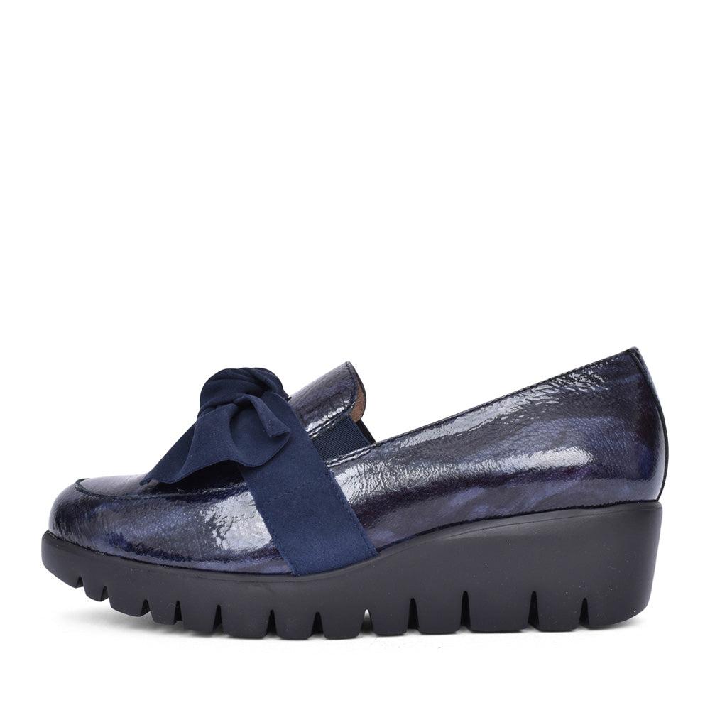 Wonders C33323BLU- Wedge Slip On