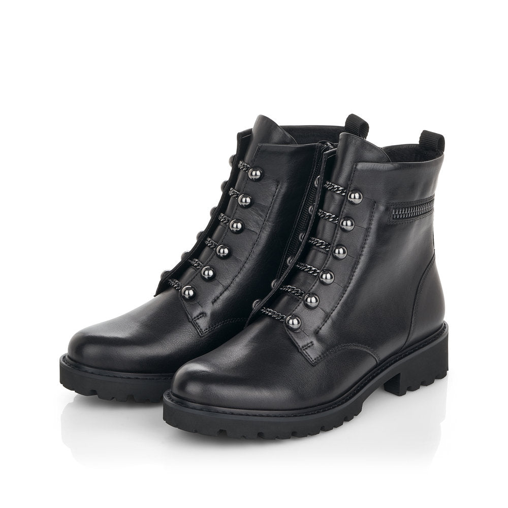 Remonte D867001BLK- Wide Fit Ankle Boot