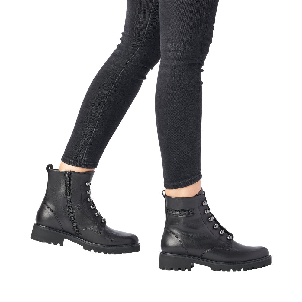 Remonte D867001BLK- Wide Fit Ankle Boot