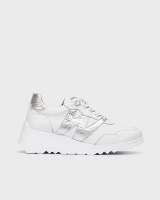 Wonders White Wedge Trainer|E6760SIL