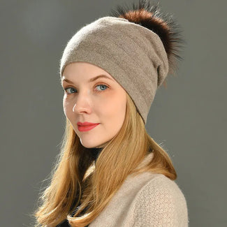 Karen Koo Hat with removable bobble