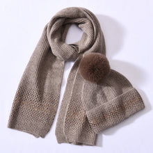 Load image into Gallery viewer, Karen Koo Matching Scarf &amp; Hat Set
