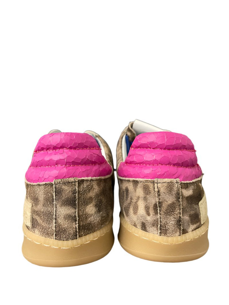 Meline Leopard Print Trainer|526RE542