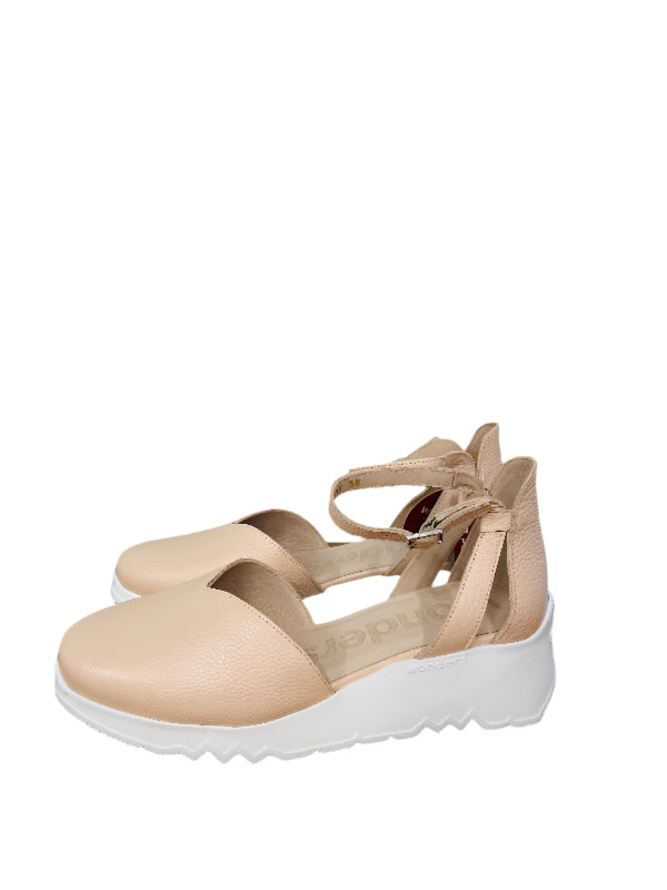 Wonders Nude Wedge Sling Back |E6703NU