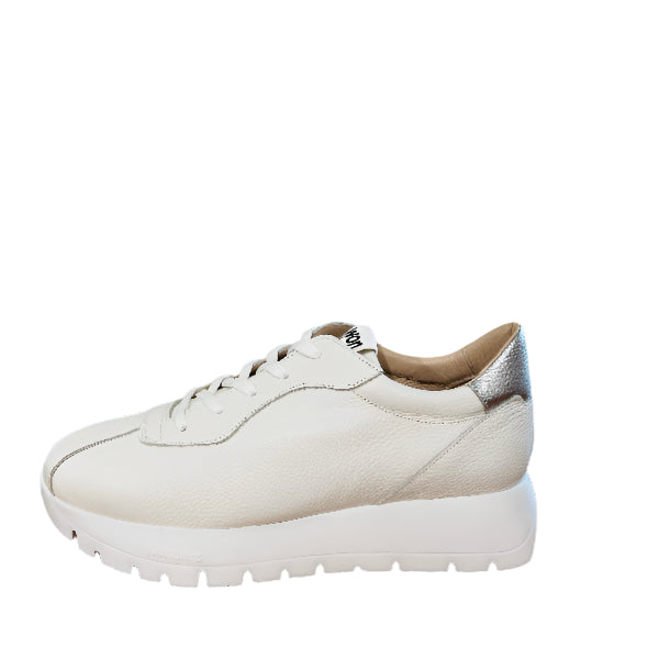 Wonders Cream Wedge Trainer|A2481WHT