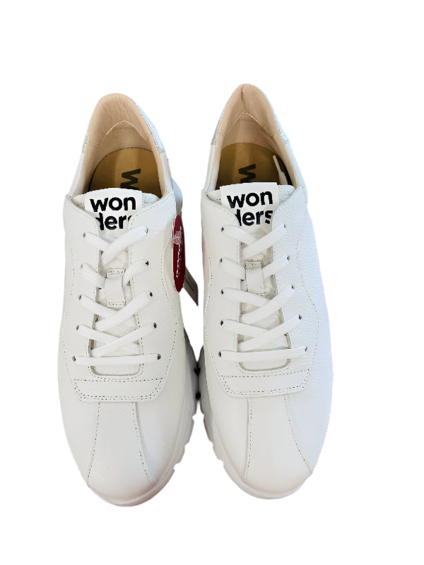 Wonders Cream Wedge Trainer|A2481WHT