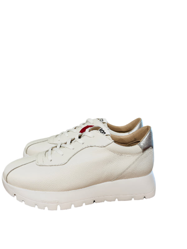 Wonders Cream Wedge Trainer|A2481WHT