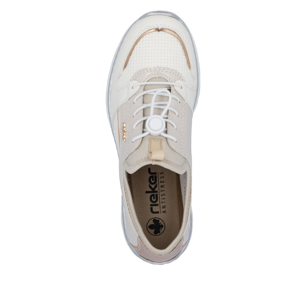 Rieker Sporty Elasticated Trainer|L329480WH