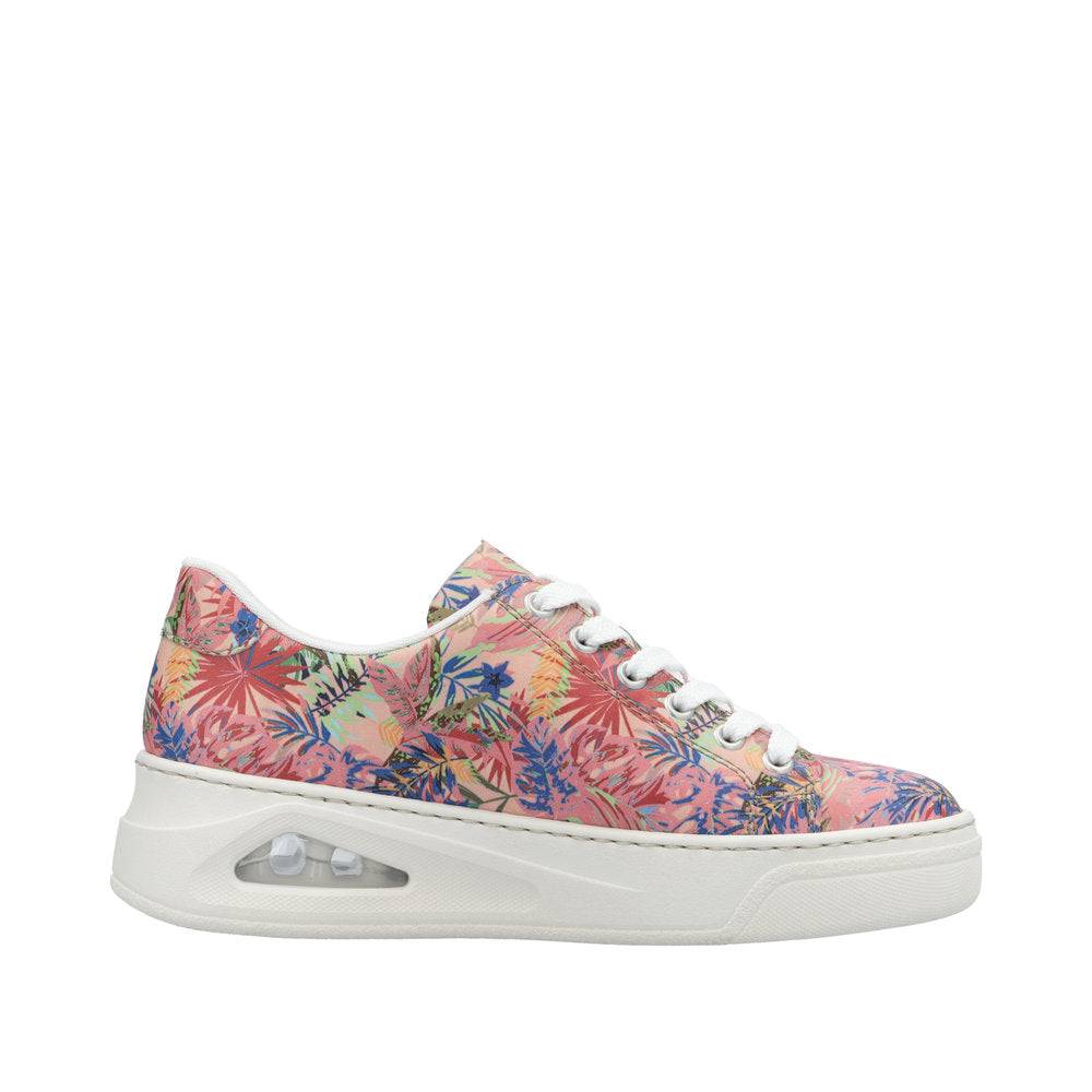 Rieker Wedge Floral Trainer|N640190