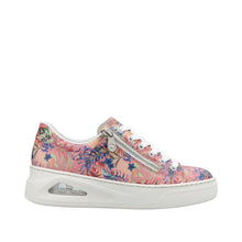 Load image into Gallery viewer, Rieker Wedge Floral Trainer|N640190
