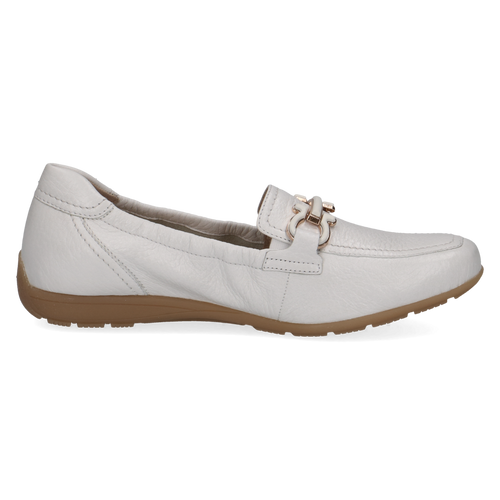 Caprice White Wide Fit Loafer |2465442105