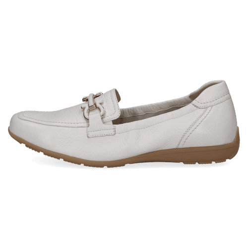 Caprice White Wide Fit Loafer |2465442105