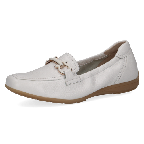 Caprice White Wide Fit Loafer |2465442105