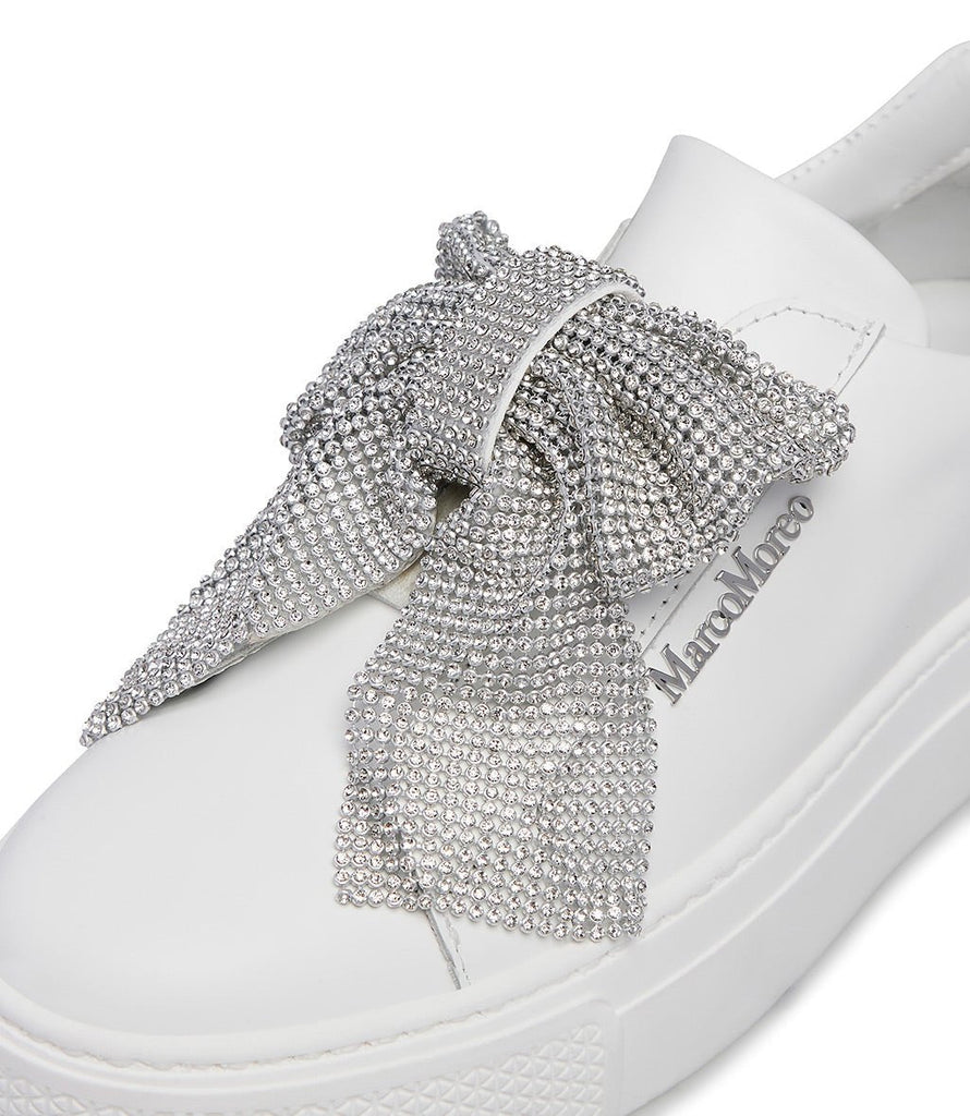 Marco Moreo Crystal Bow Slip on|M631JVBI