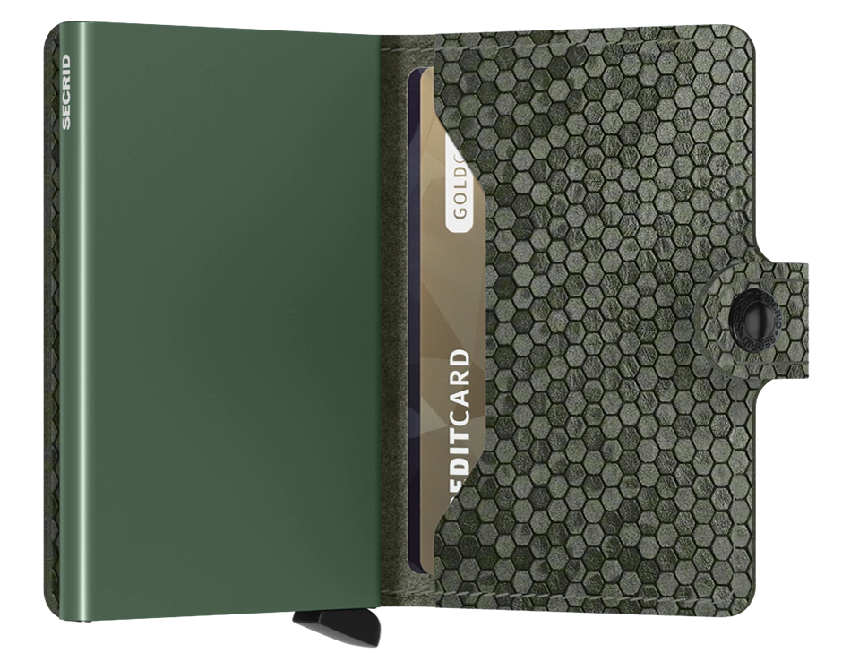 Secrid Hexagon Wallet- Green