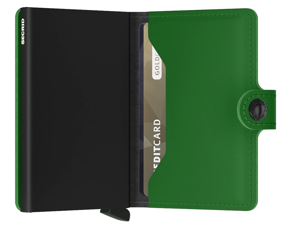 Secrid Matte Wallet -Bright Green