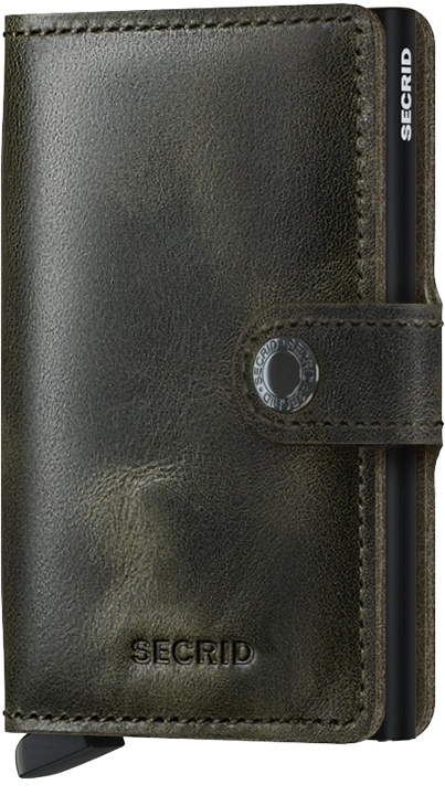 Secrid Vintage Wallet- Olive Black