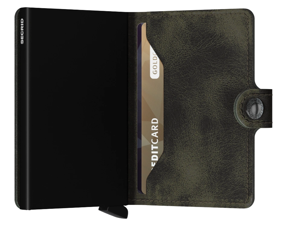 Secrid Vintage Wallet- Olive Black