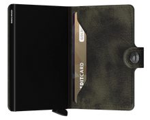 Load image into Gallery viewer, Secrid Vintage Wallet- Olive Black
