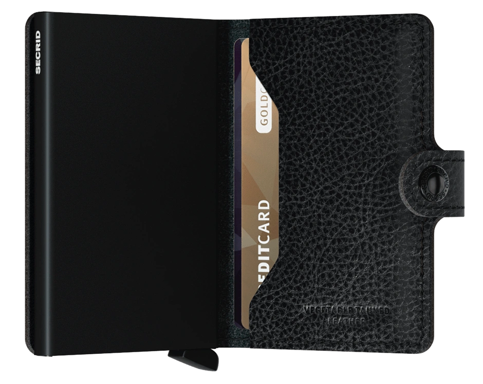 Secrid Vegetable Wallet-Black Black