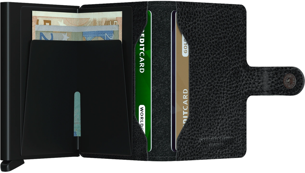 Secrid Vegetable Wallet-Black Black