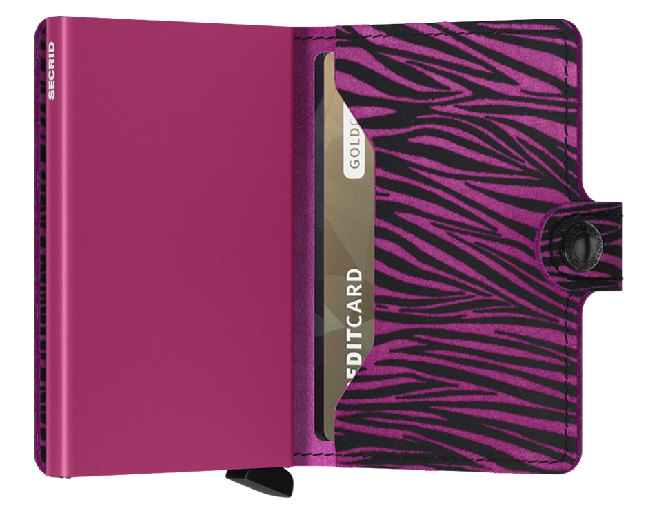 Secrid Zebra Wallet- Fuchsia