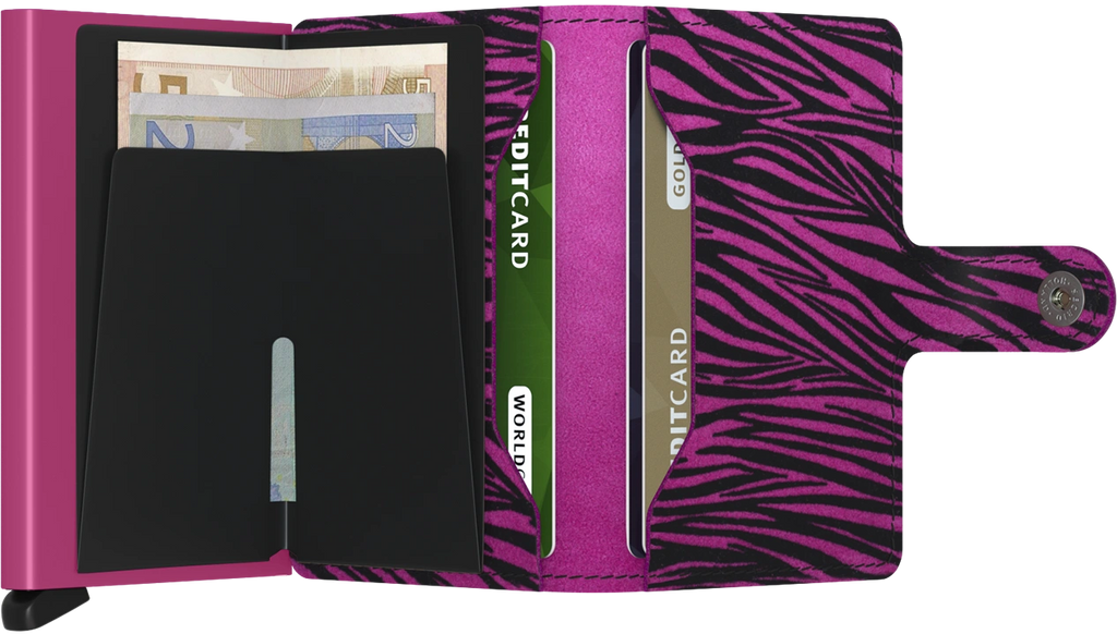 Secrid Zebra Wallet- Fuchsia